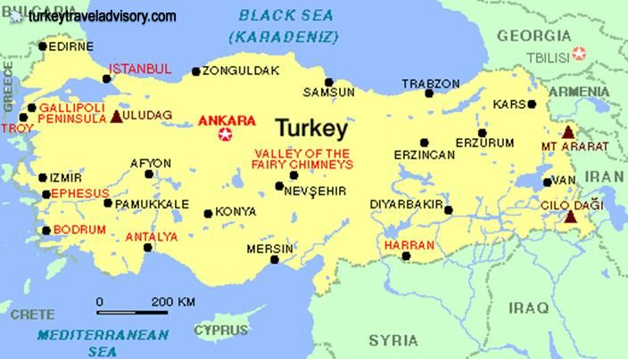 Where Is Cappadocia Turkey Map