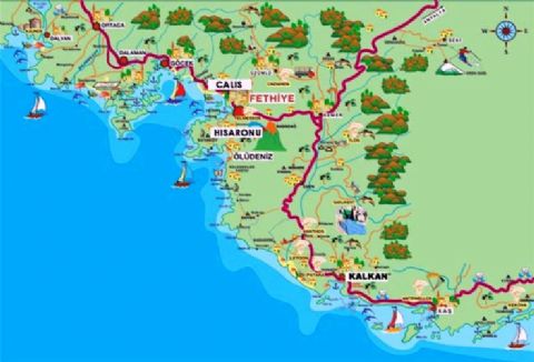 Mugla Turkey Map