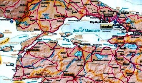 Gallipoli Map, Canakkale Map, Anzac Map, Map of Gallipoli